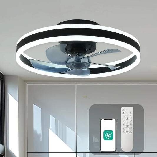 Orison Modern Led Ceiling Fan With Remote Control And Dimmer