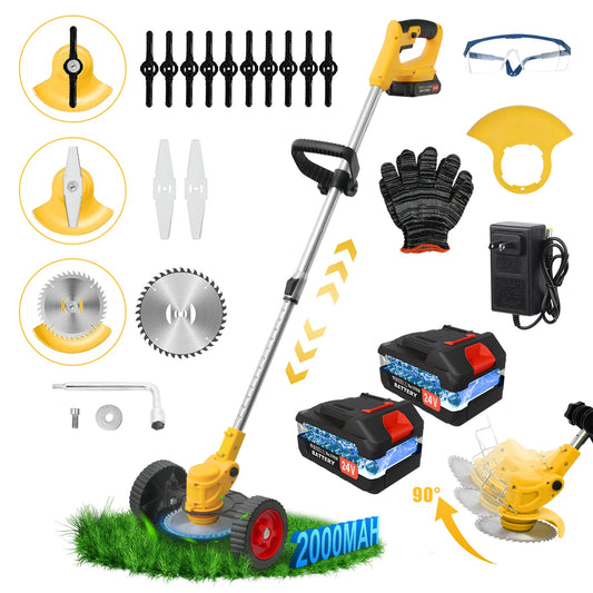 Cordless Brushless Grass Trimmer String Trimmer 21V 650W Weed Wacker