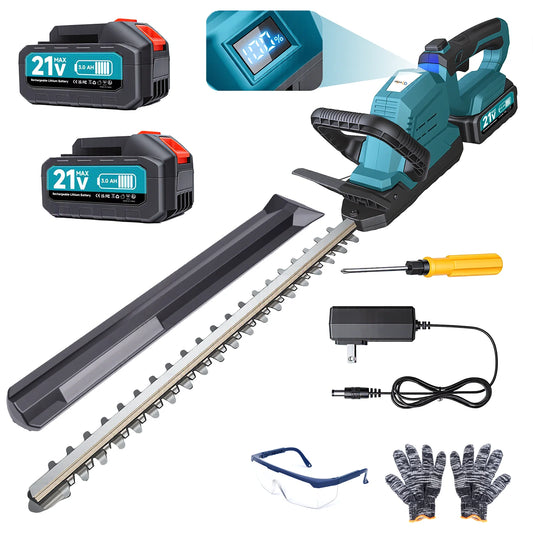 XYSD Cordless Electric Hedge Trimmer With Brushless Motor